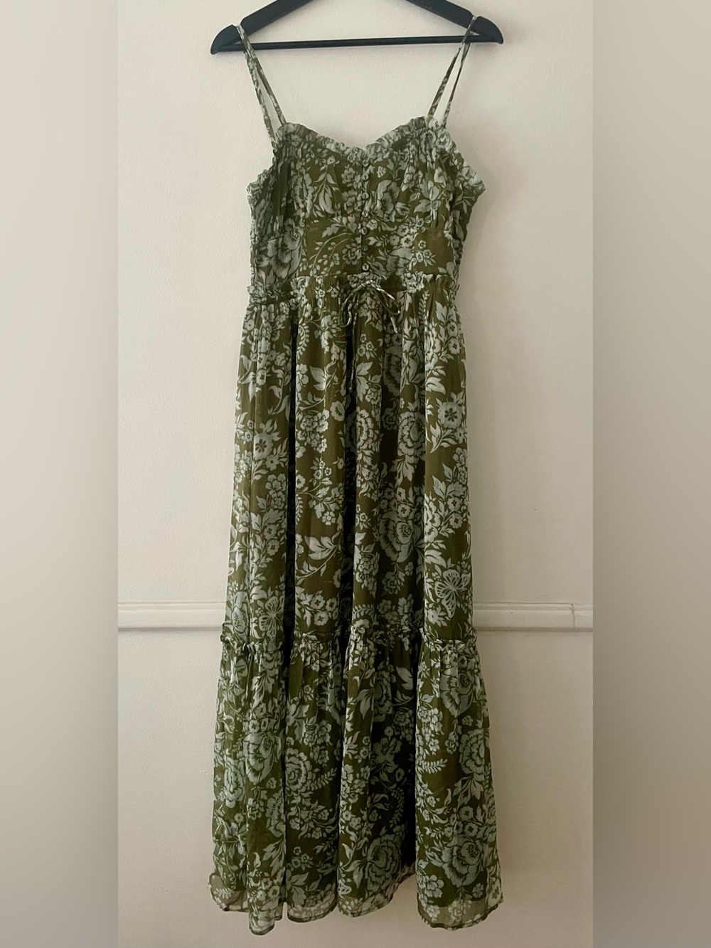 Patrons of Peace Floral Midi Dress Size M